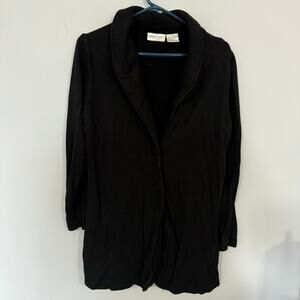 Worthington Thick Black Blazer Jacket Cardigan Women's Size XL Coatigan